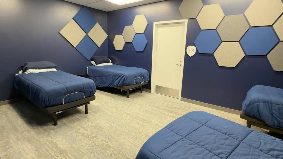 beds in resting room at training facility for 2026 world cup team