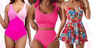 Large Bust? These 17 Flattering Swimsuits on Amazon *Actually* Stay up (Under $50!)