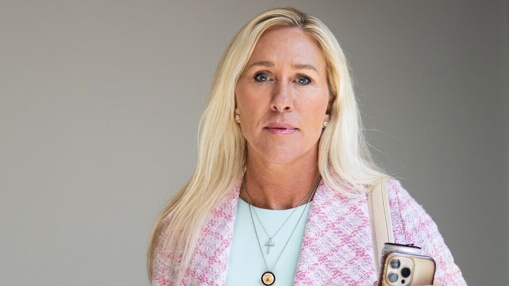 Former Rep MTG vents that she’s ‘so beyond done,’ characterizing Trump’s address as ‘WAR WAR WAR’