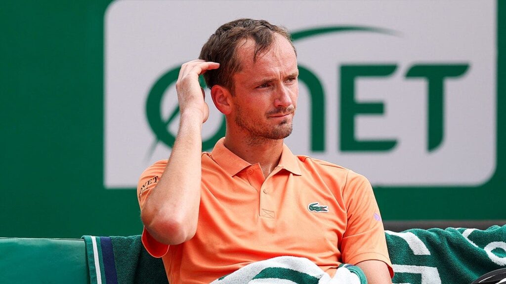 Daniil Medvedev fined after smashing his racket 7 times during shocking double-bagel loss
