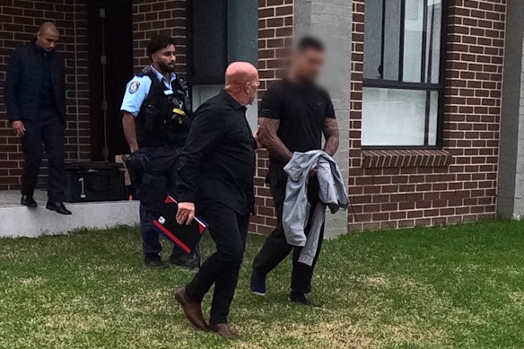 Chris Faigafa was arrested in his Leppington home on Thursday.