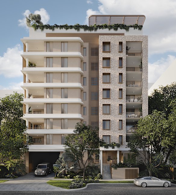 An artist impression of Elisi at 17 Ferry Road in West End.