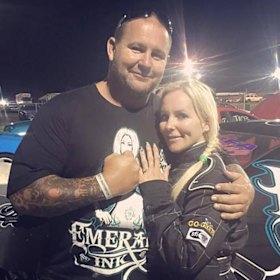 Nick Martin and his wife Amanda.