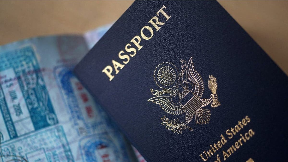 U.S. passports arranged on a surface in New York
