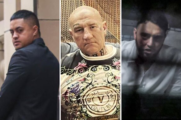 Jaeden Tito and Rabii Zahabe are accused of killing Gavin Preston (centre).