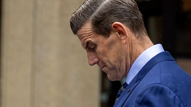 Ben Roberts-Smith, seen here outside court last year, is on remand in Sydney, charged with five counts of war crimes-murder.