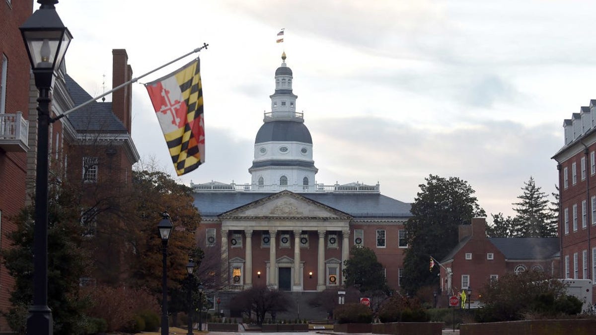 Maryland State Capitol building in Annapolis