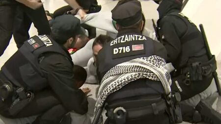Tensions in Bilbao over arrival of Gaza flotilla activists