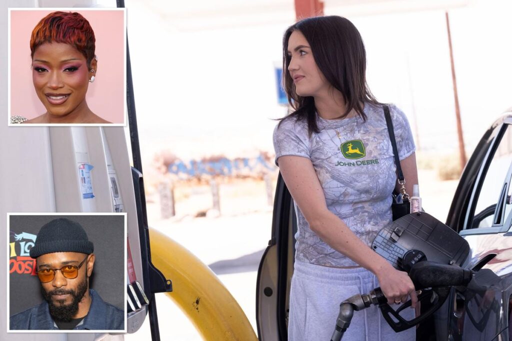 Hollywood stars Keke Palmer and LaKeith Stanfield fill up gas tanks at LA station — and it’s all free