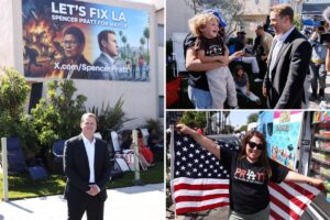 Spencer Pratt fires up the grill and his campaign in South LA