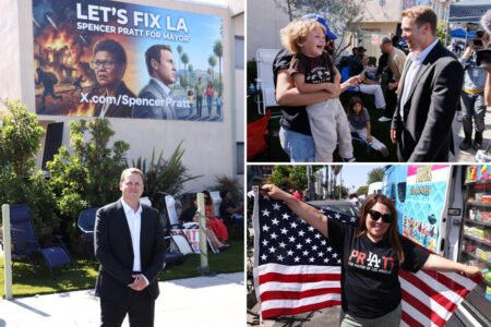 Spencer Pratt fires up the grill and his campaign in South LA