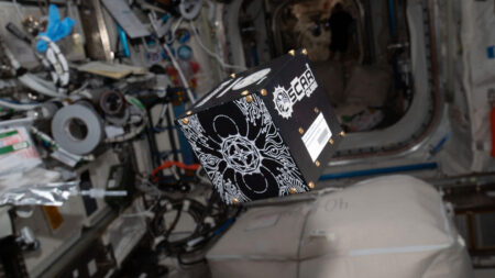 A grapefruit-sized quantum device mapped Earth’s magnetic field from space