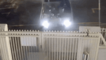Man accused of ramming synagogue gates granted bail
