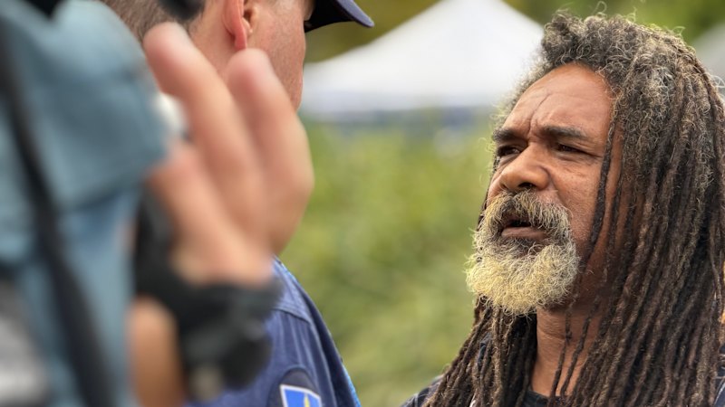 Brisbane City Council clash with first nations camp at Victoria Park