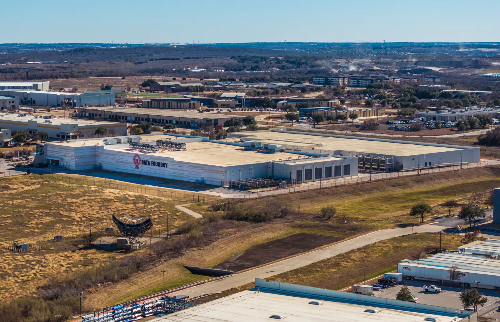 The Data Foundry AI data center in southeast Austin, Texas, on 5 February, 2026.