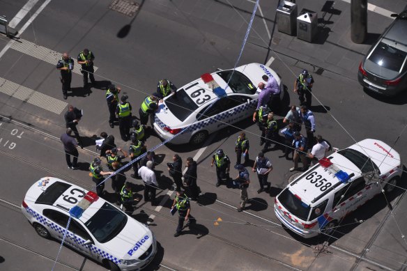Magistrate John Hardy noted the history of attacks at Bourke Street, including the 2017 massacre in which seven people were killed. 