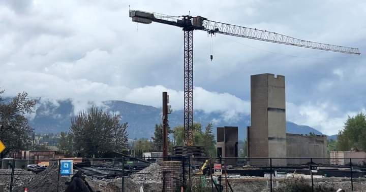 Penticton residents displaced due to safety risk from compromised crane following fire