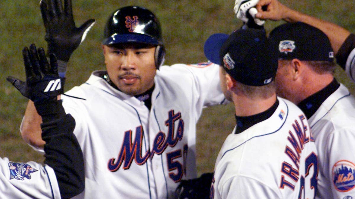 The Mets won 94 games in the 2000 regular season, while the Yankees won 87 games. AFP PHOTO/Don EMMERT (Photo credit should read DON EMMERT/AFP via Getty Images)