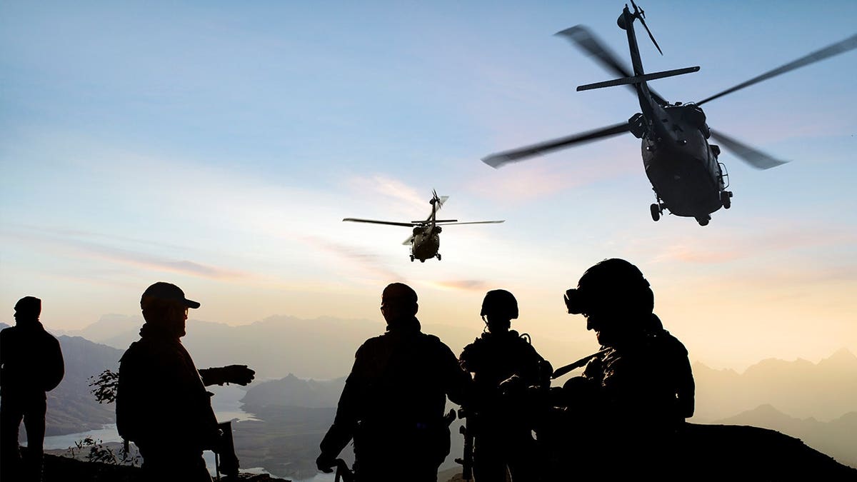 Helicopters followed orbs at military facility