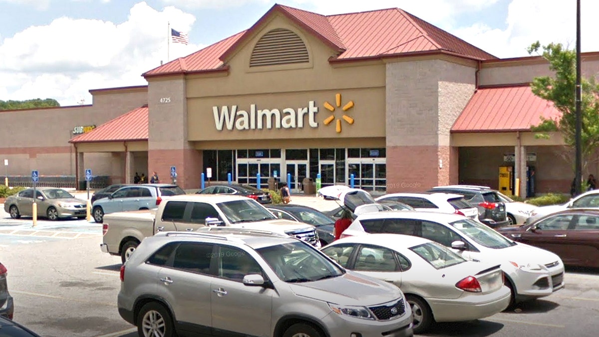 Walmart store exterior in Savannah, Georgia