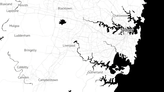 Sydney gangland violence map