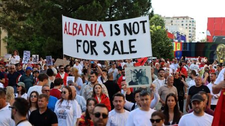Day 14 of Albania protests over Trump son-in-law’s tourism investment