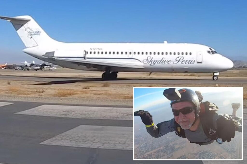 Skydiver is found dead on freeway after ‘midair collision’ with another jumper over SoCal