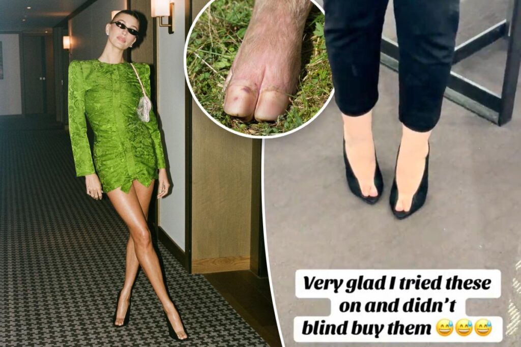 $1.1K Valentino ‘pig’s hoof’ pumps beloved by Hailey Bieber sorely divide fashion fiends
