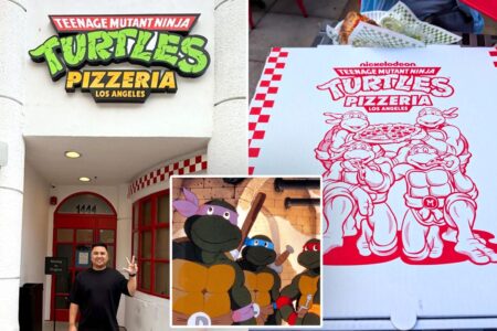 Fans rage at insane Teenage Mutant Ninja Turtles Pizzeria prices ahead of its Santa Monica opening