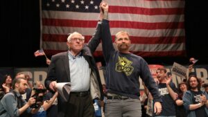 Bernie Sanders dodges questions about abuse allegations facing Maine Senate candidate Platner