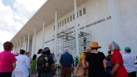 Trump’s name remains on Kennedy Center as appeals court weighs emergency request