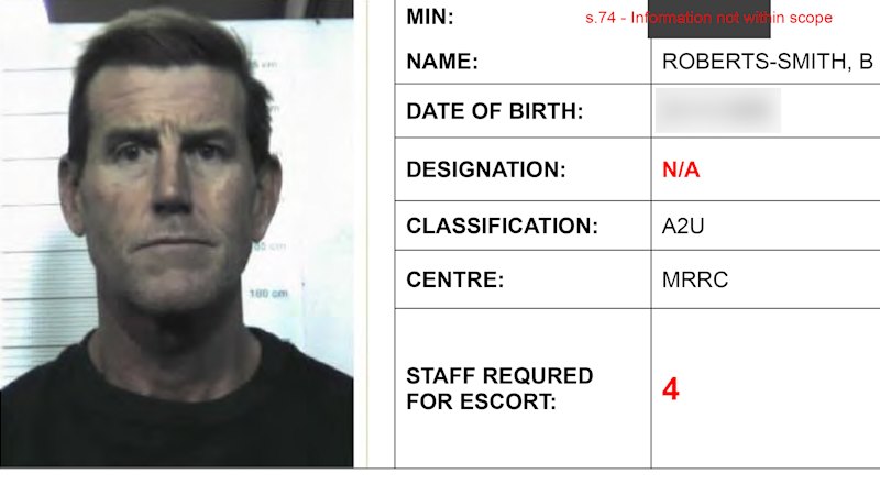 Corrective Services NSW staff tried to sneak ex-soldier out back exit of prison