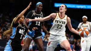 Caitlin Clark appears emotional after Fever’s collapse to Angel Reese’s Dream: ‘All we do is foul’
