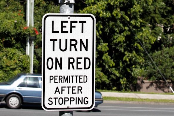 A slip lane is safer than turning on red.