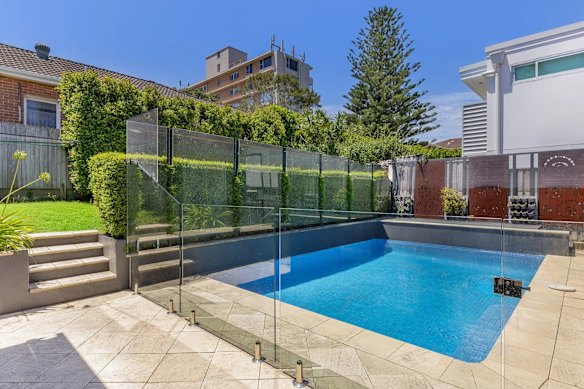 The Vaucluse house Kim Sarkin moved to after he was evicted from the place next door.