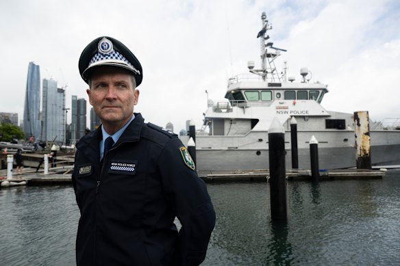Superintendent Joe McNulty, the commander of the Marine Area Command.