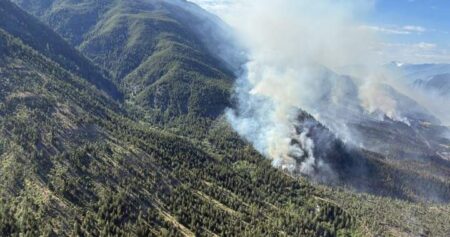 Firefighters battling wildfire near Lytton, B.C., helped by cooler temperatures