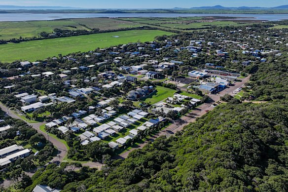 The caravan park has long provided affordable holidays for people coming to Sandy Point. 