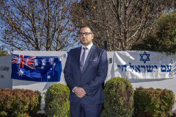 Mount Scopus Memorial College principal Dan Sztrajt says his students face acts of antisemitism on the sporting field. 