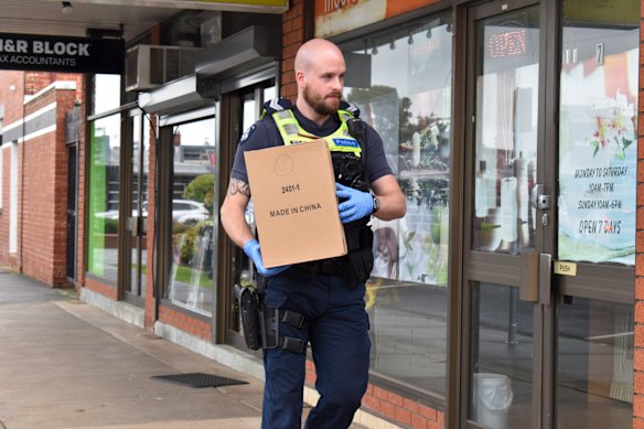 Senior Constable Aaron Bowen, pictured in 2022.