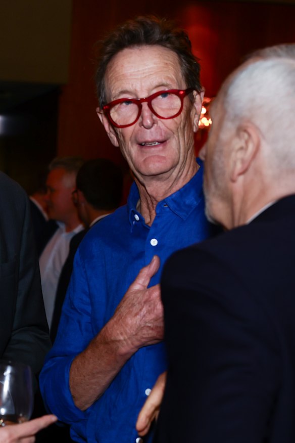 Paul Barry pictured at the launch of Joe Aston’s book The Chairman’s Lounge in October 2024.
