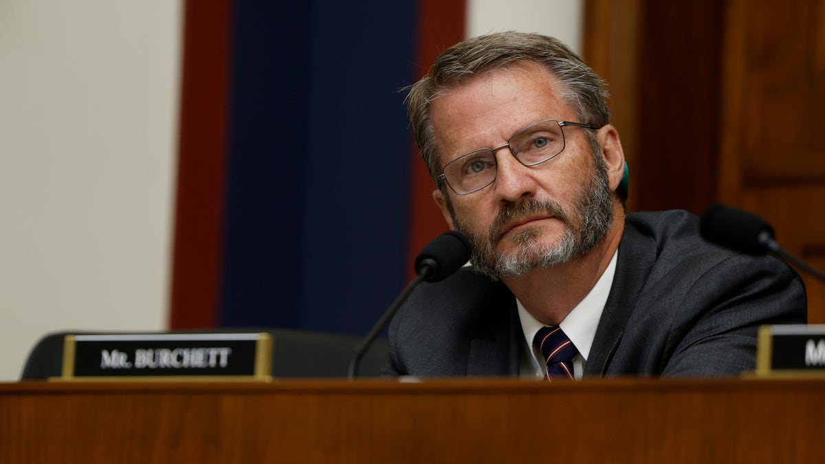 Rep. Tim Burchett seated at a hearing in the Rayburn House Office Building