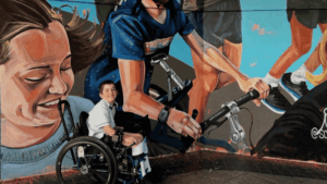 Community anger as beloved ‘We Run As One’ artwork is painted over