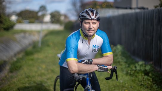David Blom says better bike connections – like the one earmarked along the Clayton South Main Drain – would improve access to the new SRL stations.  