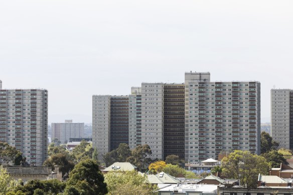 Victoria’s ageing social housing towers are being demolished.