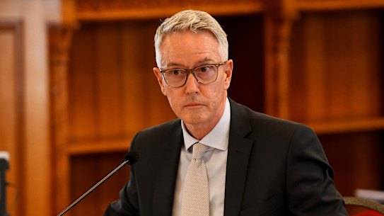 Crime and Corruption Commission Chair Bruce Barbour.