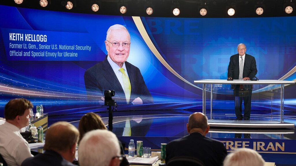 Keith Kellogg tells Iranian dissidents the ‘window is open’ to force regime change in Tehran