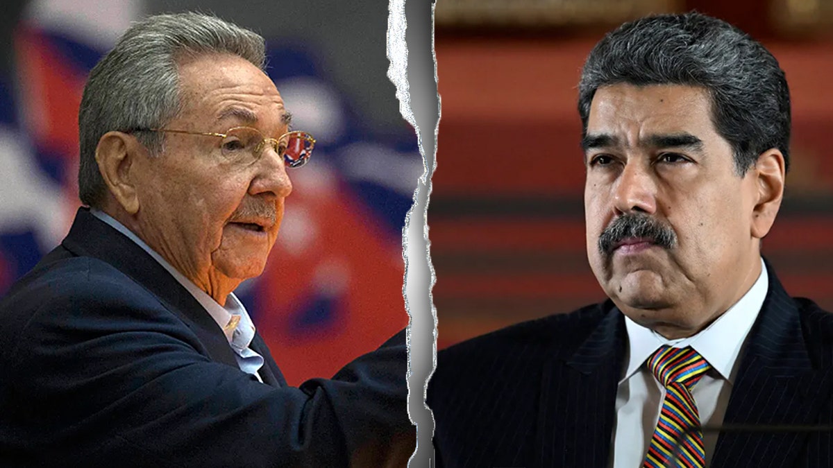 Nicolas Maduro and Raul Castro standing together at an event