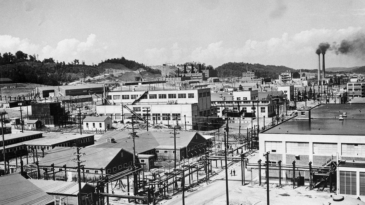 Manhattan Project factory building at Clinton Engineer Works in Tennessee