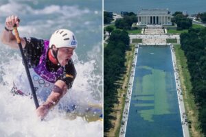 American Olympic canoeist arrested for allegedly vandalizing Lincoln Memorial Reflecting Pool